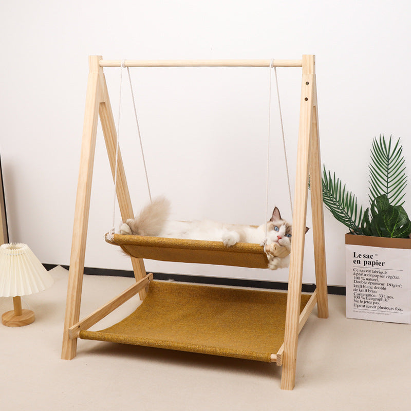 Cat Nest Nefes Alabilen Kedi Yatağı Yıkanabilir Hamak