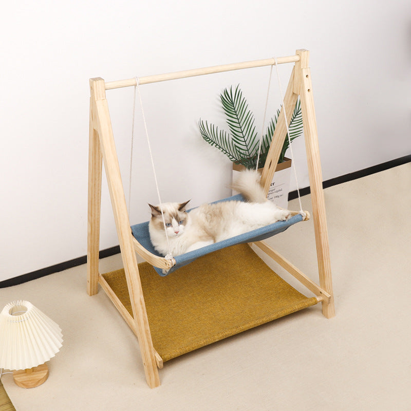 Cat Nest Nefes Alabilen Kedi Yatağı Yıkanabilir Hamak