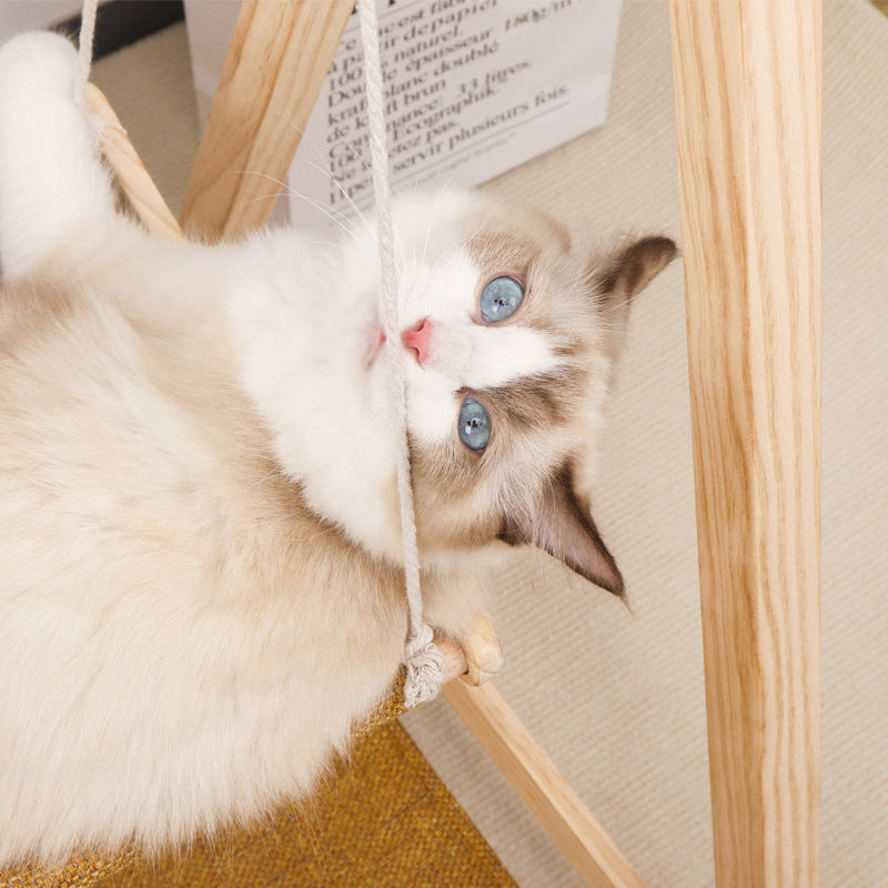 Cat Nest Nefes Alabilen Kedi Yatağı Yıkanabilir Hamak