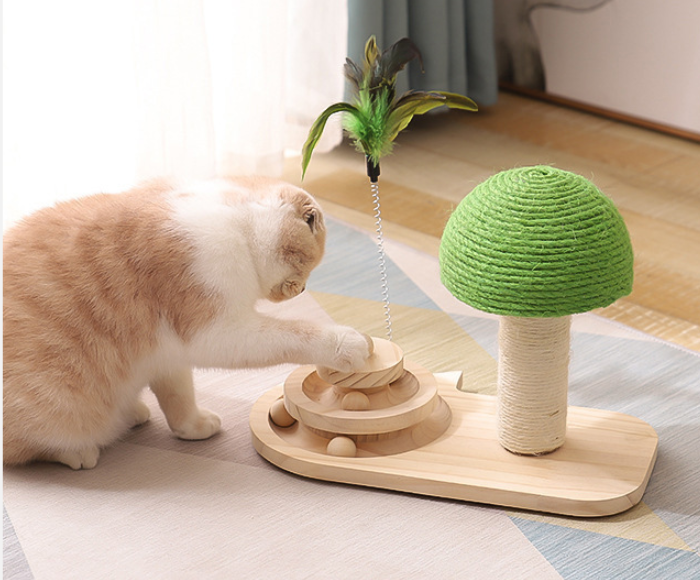 Pet Cat Tree Toys Cat Scratch Post Pet Furniture Scratching Post