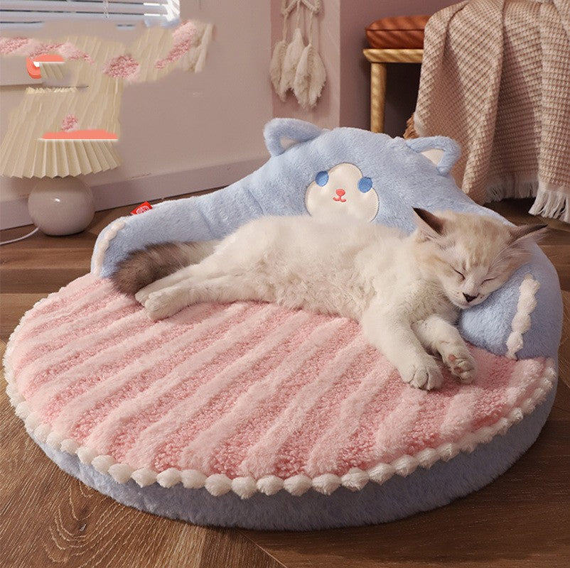 Winter Pet Bed Cat Bed Sleeping Nest