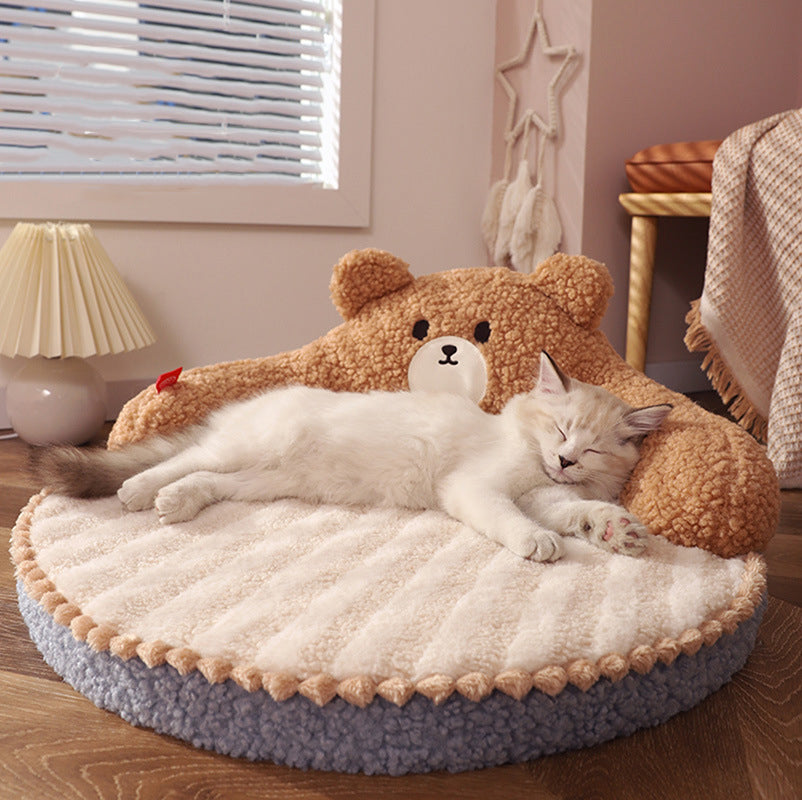 Winter Pet Bed Cat Bed Sleeping Nest